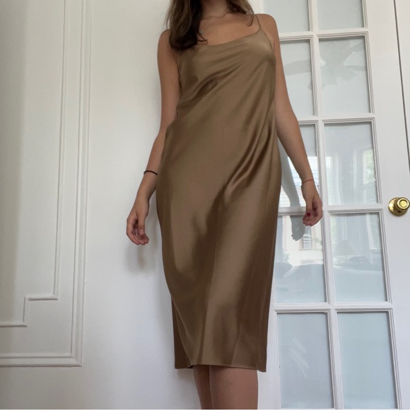 J. Crew Satin Slip Dress - Picture 3 of 6